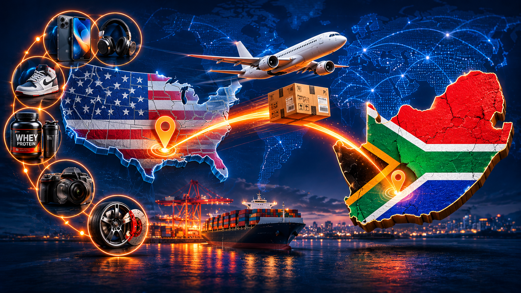 Importing goods from the USA to South Africa with Scott's Shipping Services