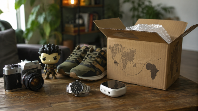 eBay marketplace finds packed for shipping to South Africa